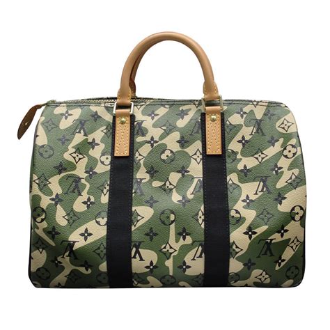 lv camo bag